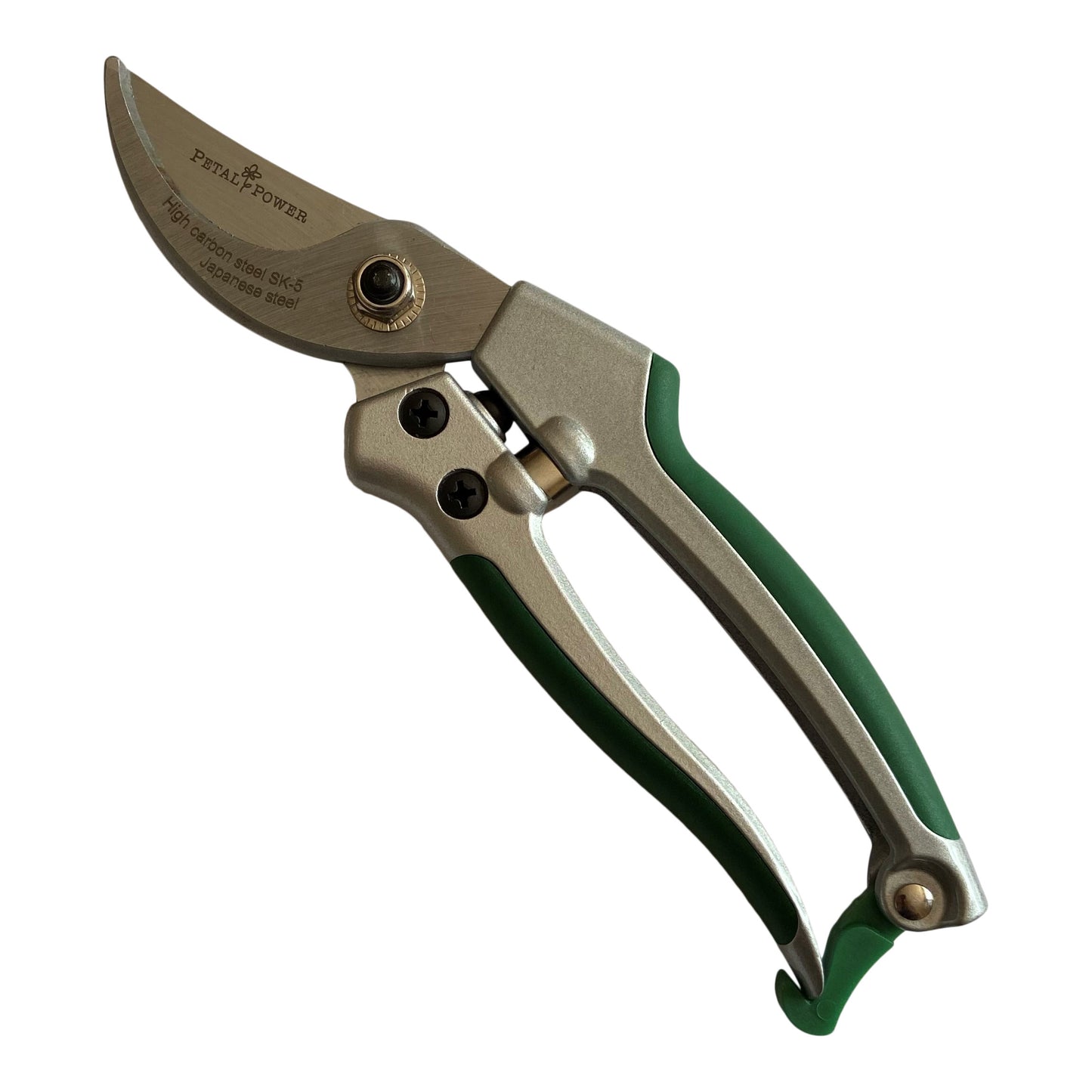 Heavy Duty Deluxe 8" Bypass Garden Secateurs with Razor Sharp SK-5 Steel Blades