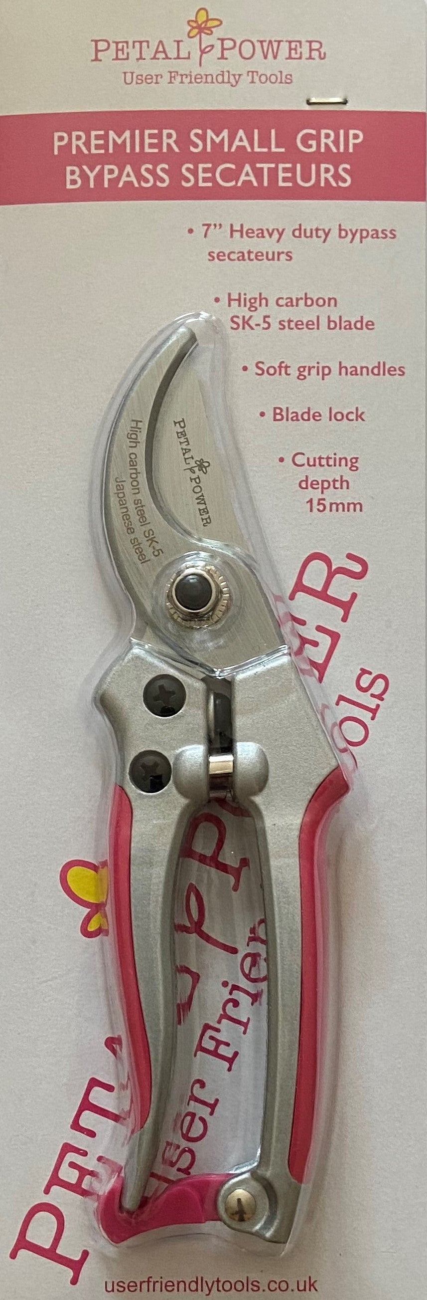 Petal Power Ladies Garden Secateurs - Premier Deluxe Quality Razor Sharp Gardening Pruners