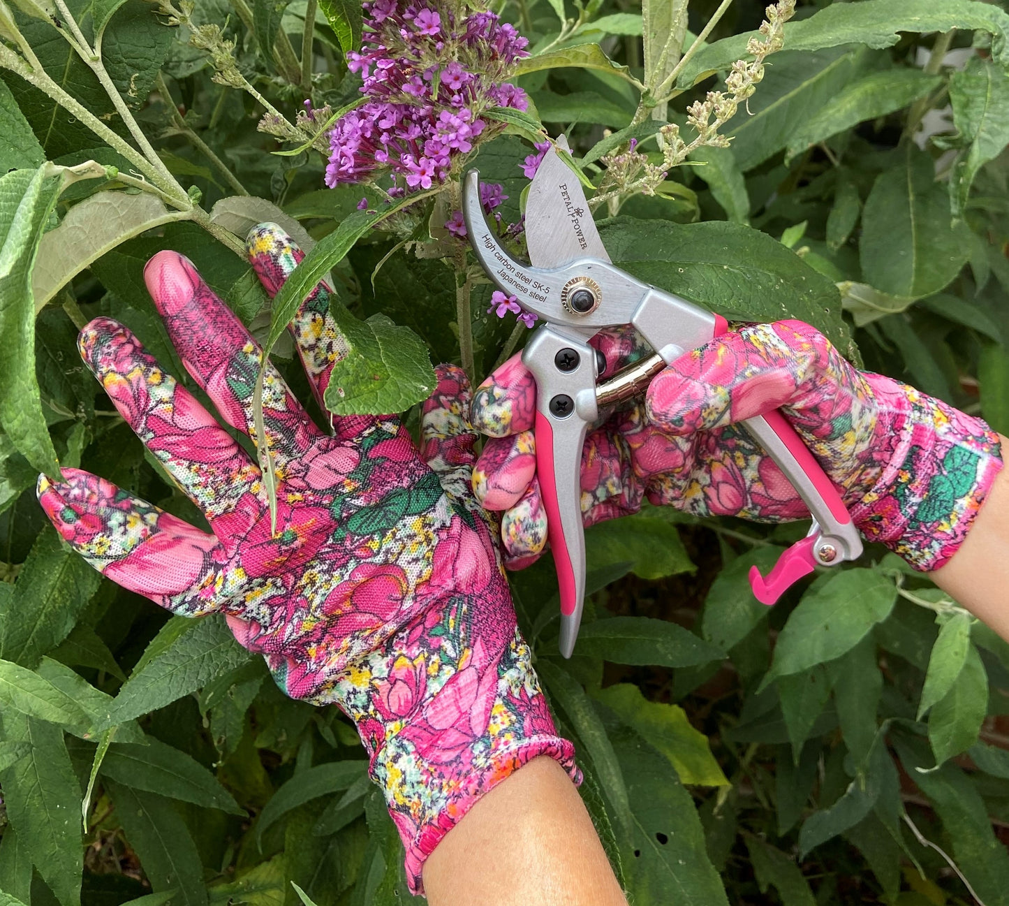 Petal Power Ladies Garden Secateurs - Premier Deluxe Quality Razor Sharp Gardening Pruners