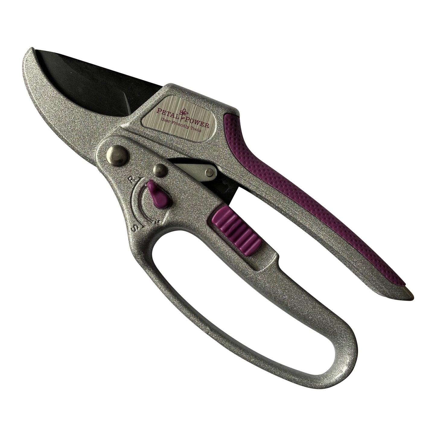 Ladies Gardening Glove & Ratchet Pruner Secateurs (Great for weaker hands) Set.